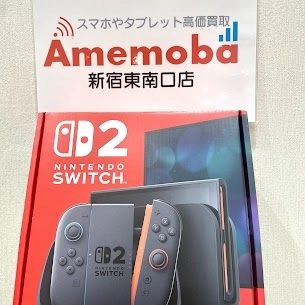新宿でSwitch 2 買取実績｜アメモバ新宿東南口店